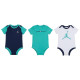 Jordan Βρεφικά φορμάκια Brooklyn Essentials Bodysuit 3-Pack
